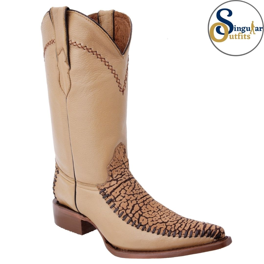 Botas vaqueras SO-WD0087 cuello de toro Singular Outfits western cowboy boots bull shoulder