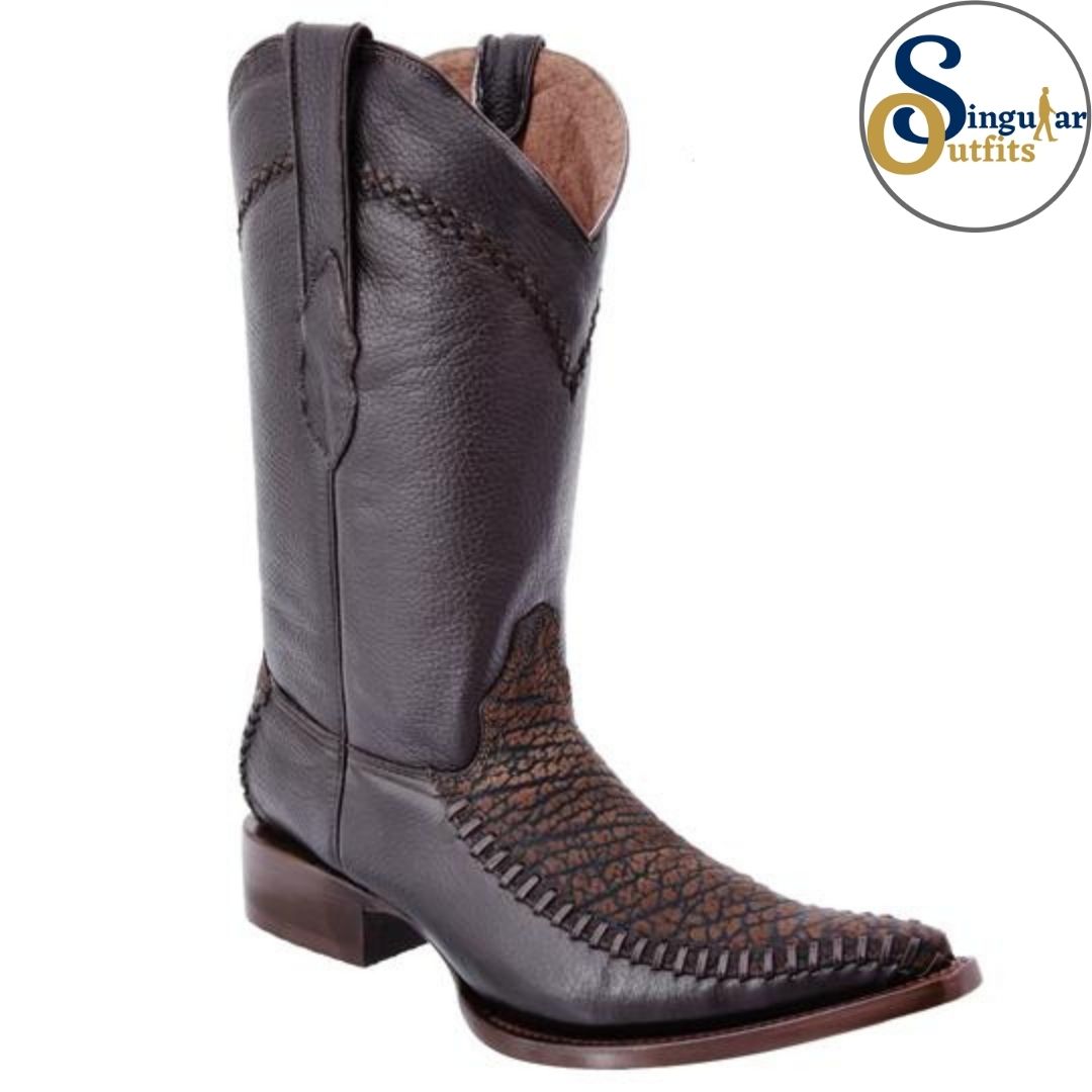 Botas vaqueras SO-WD0089 cuello de toro Singular Outfits western cowboy boots bull shoulder