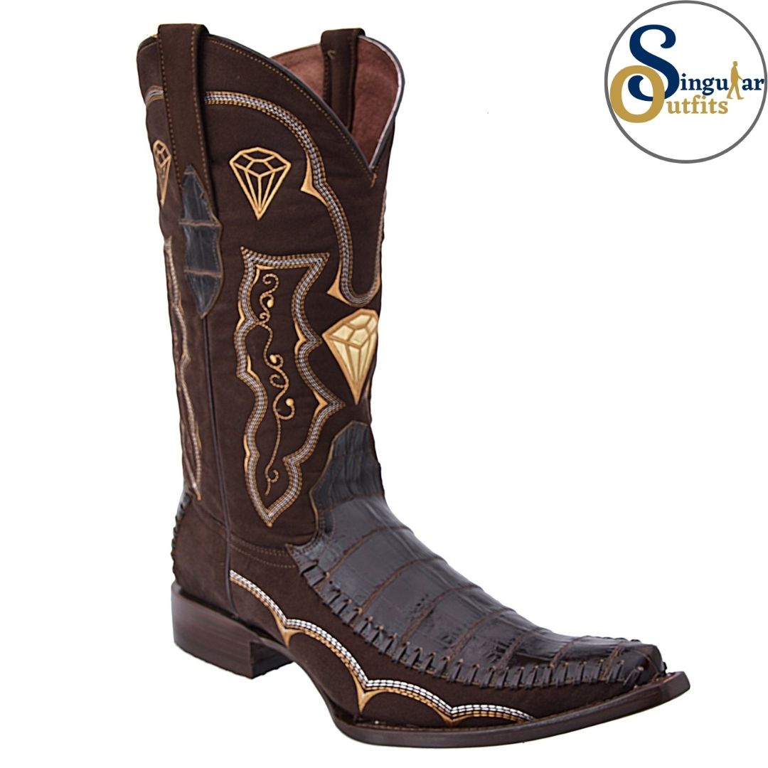 Botas vaqueras SO-WD0128 cocodrilo clon Singular Outfits western cowboy boots crocodile print