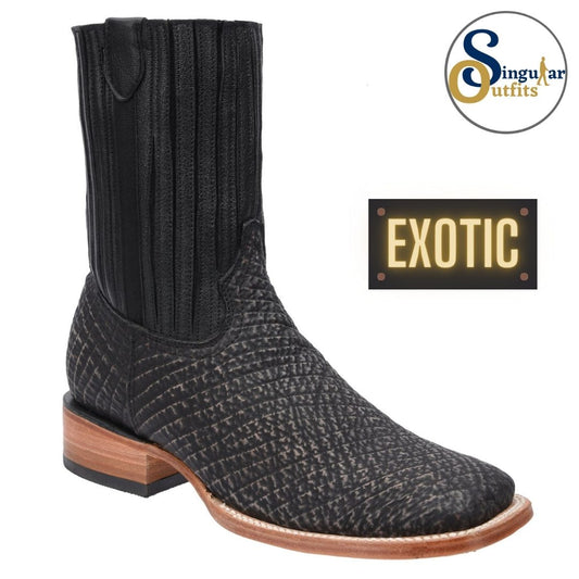 Botas vaqueras exoticas SO-WD0006 tiburon Singular Outfits exotic western cowboy boots shark