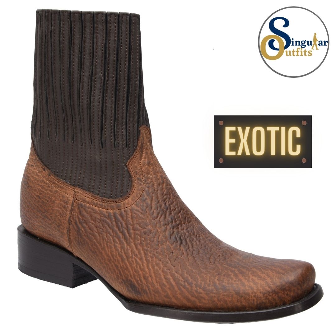 Botas vaqueras exoticas SO-WD0007 tiburon Singular Outfits exotic western cowboy boots shark