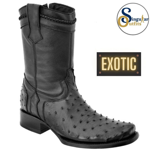 Botas vaqueras exoticas SO-WD0009 avestruz Singular Outfits exotic western cowboy boots ostrich