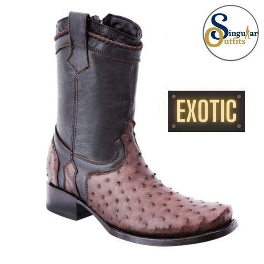Botas vaqueras exoticas SO-WD0010 avestruz Singular Outfits exotic western cowboy boots ostrich