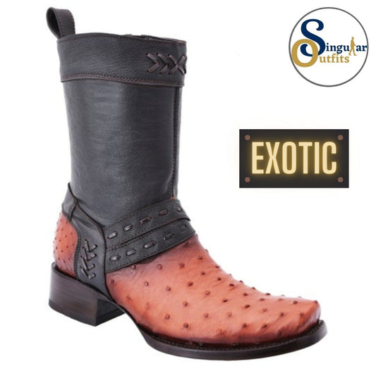 Botas vaqueras exoticas SO-WD0012 avestruz Singular Outfits exotic western cowboy boots ostrich
