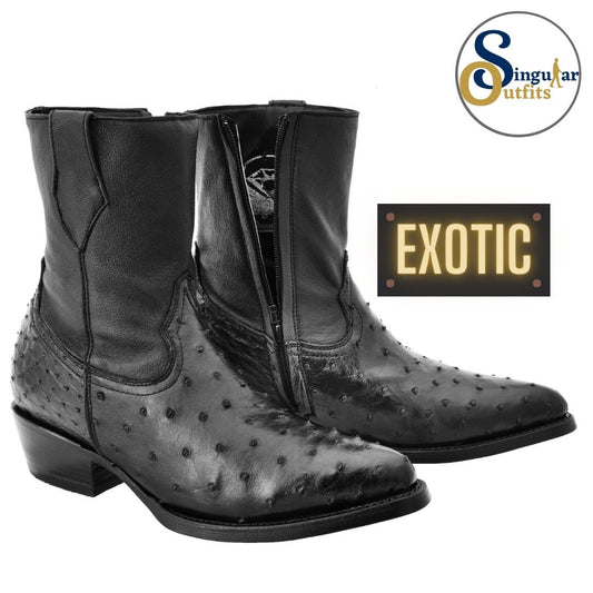 Botas vaqueras exoticas SO-WD0031 avestruz Singular Outfits exotic western cowboy boots ostrich