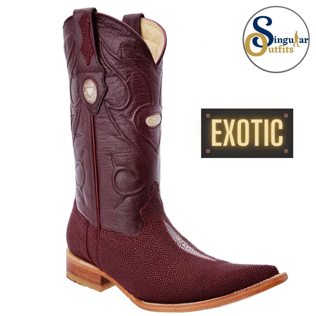 Botas vaqueras exoticas SO-WD0076 manta raya Singular Outfits exotic western cowboy boots manta ray
