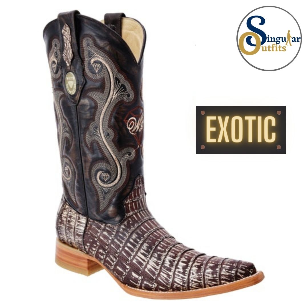 Botas vaqueras exoticas SO-WD0108 cocodrilo Singular Outfits exotic western cowboy boots crocodile