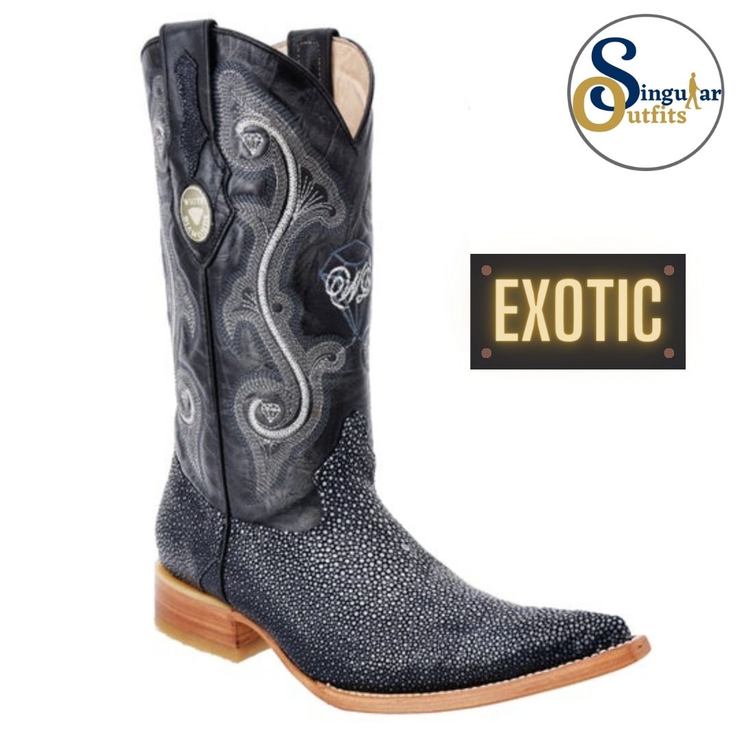 Botas vaqueras exoticas SO-WD0109 manta raya Singular Outfits exotic western cowboy boots manta ray