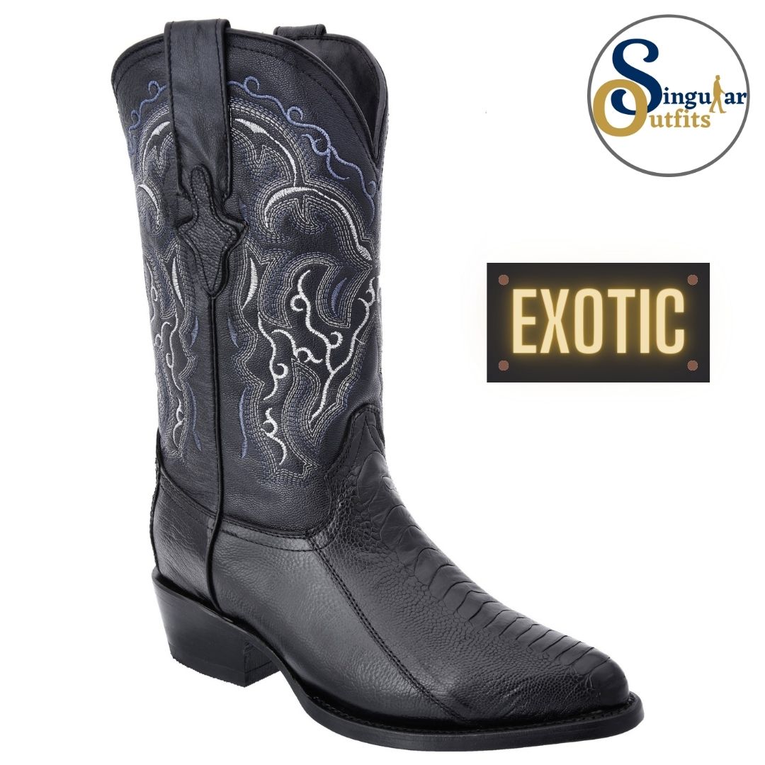 Botas vaqueras exoticas SO-WD0245 avestruz Singular Outfits exotic western cowboy boots ostrich