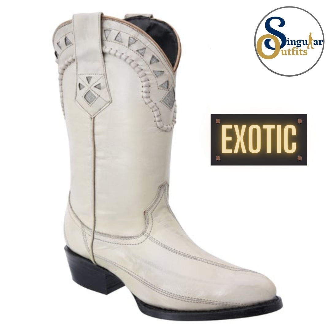 Botas vaqueras exoticas SO-WD0248 anguila Singular Outfits exotic western cowboy boots eel