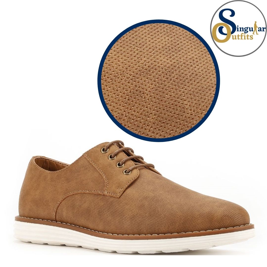 Casual Shoes SO-C2023 Lace-Up Derby Camel Singular Outfits Zapatos casuales