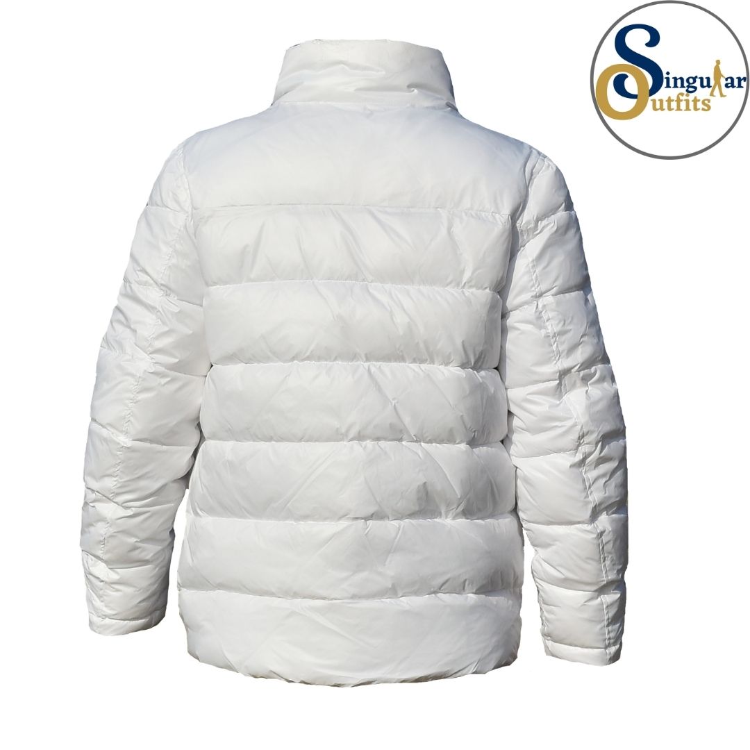 Chamarra Fina de Hombre SO-OR-111AN188 White Singular Outfits Guess Quilted Men's Jacket Back