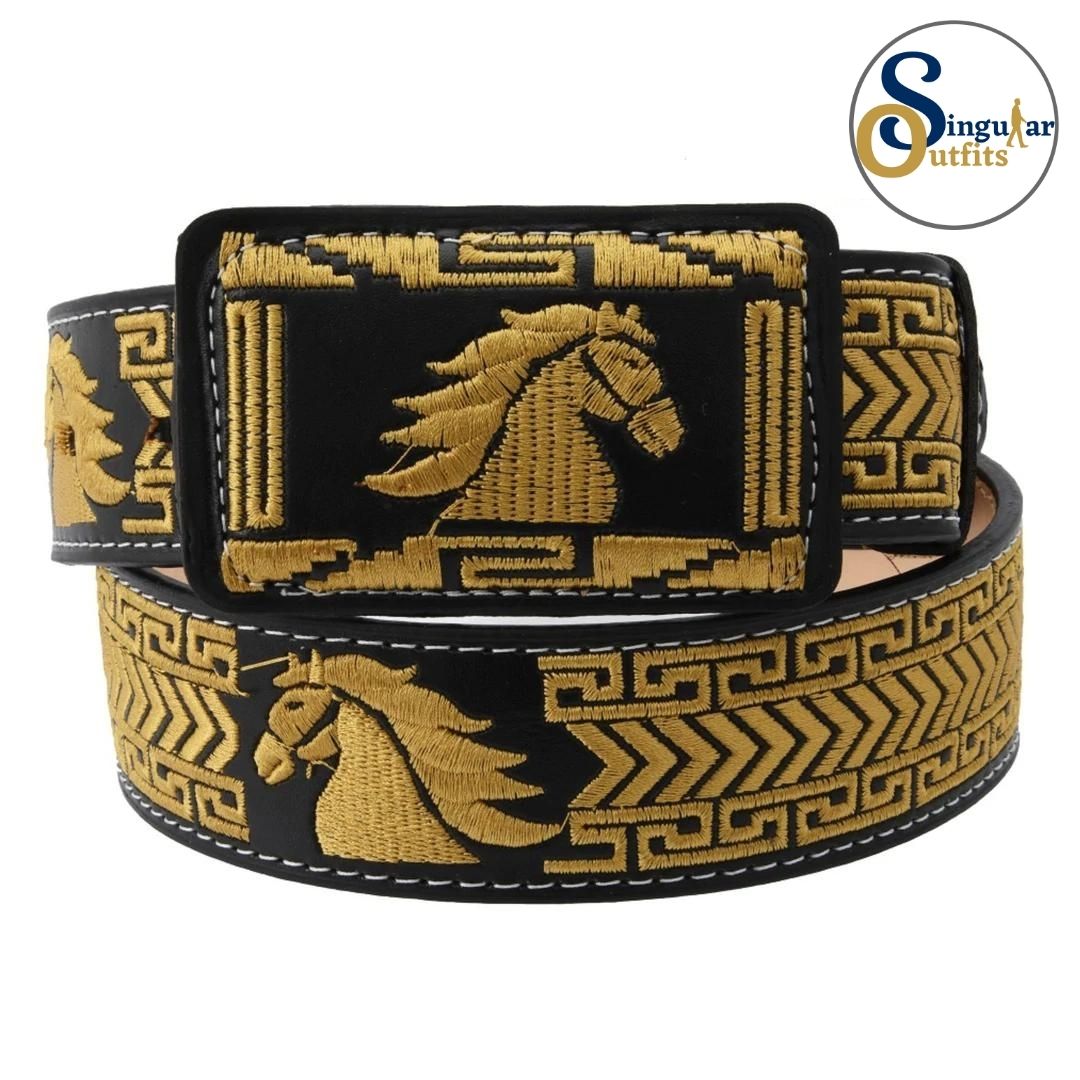 Embroidered Charro Belts - Singular Outfits Embroidered Charro Belts - Singular Outfits