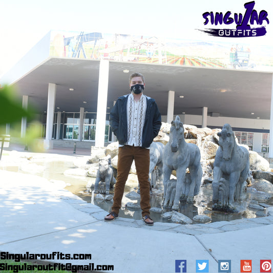 Guayabera with Huaraches  made in mexico for men