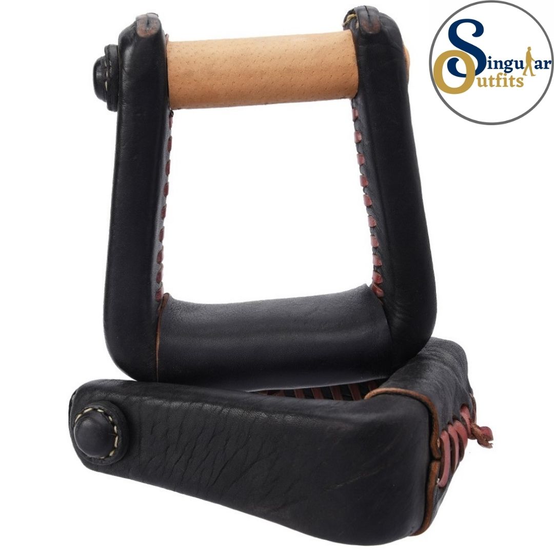 Horse Stirrups TM-82273 Black