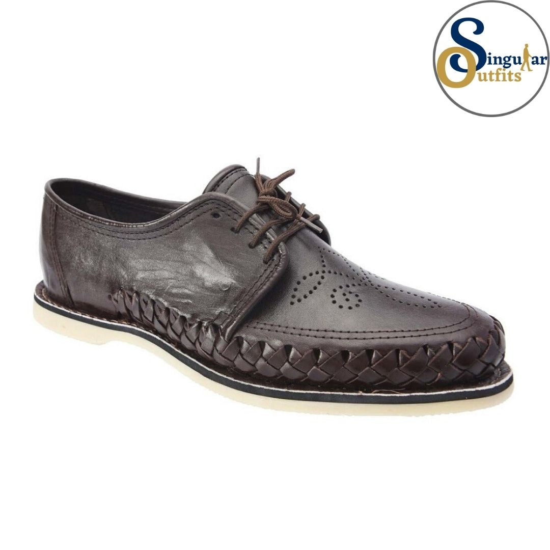 Lace-Up Authentic Mexican Leather Shoes SO-TM31257 Singular Outfits Autenticos Huaraches Mexicanos