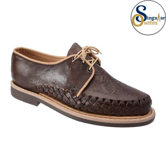 Lace-Up Authentic Mexican Leather Shoes SO-TM31291 Singular Outfits Autenticos Huaraches Mexicanos