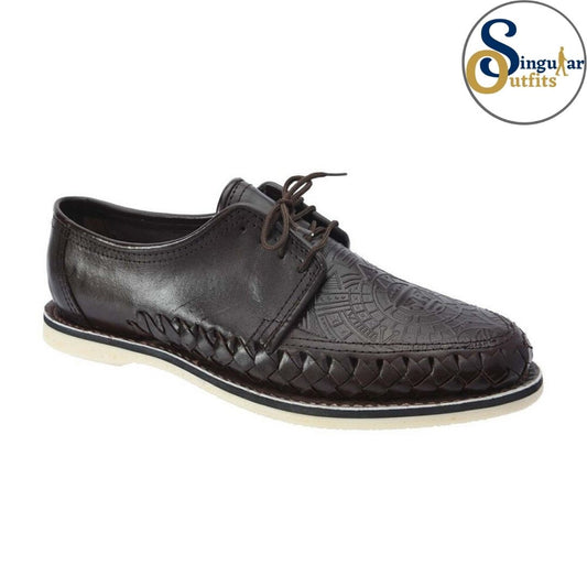Lace-Up Authentic Mexican Leather Shoes SO-TM31293 Singular Outfits Autenticos Huaraches Mexicanos