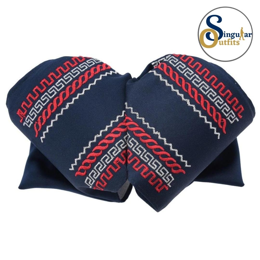 Moño charro bordado SO-TM72547 Embroidered Charro bow tie