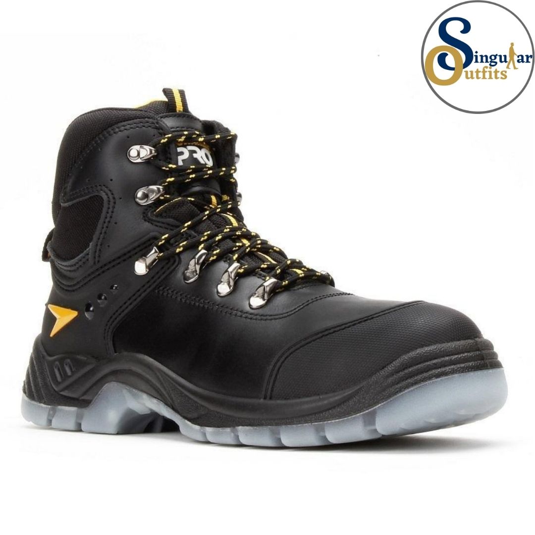 PRO Toe Guard Work Boots SO-BA680 Black Singular Outfits Botas de Trabajo Negro