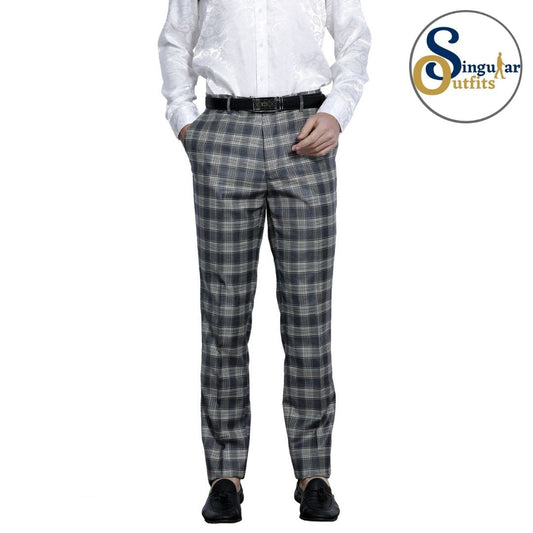 Pantalones Formales de vestir Corte Ajustado para Hombre SO-MP111SK02 Skinny Fit Formal Dress Pants for Men