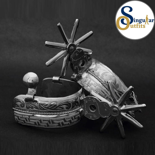 Espuelas Mexicanas SO-TM53311 Stainless Steel Spurs