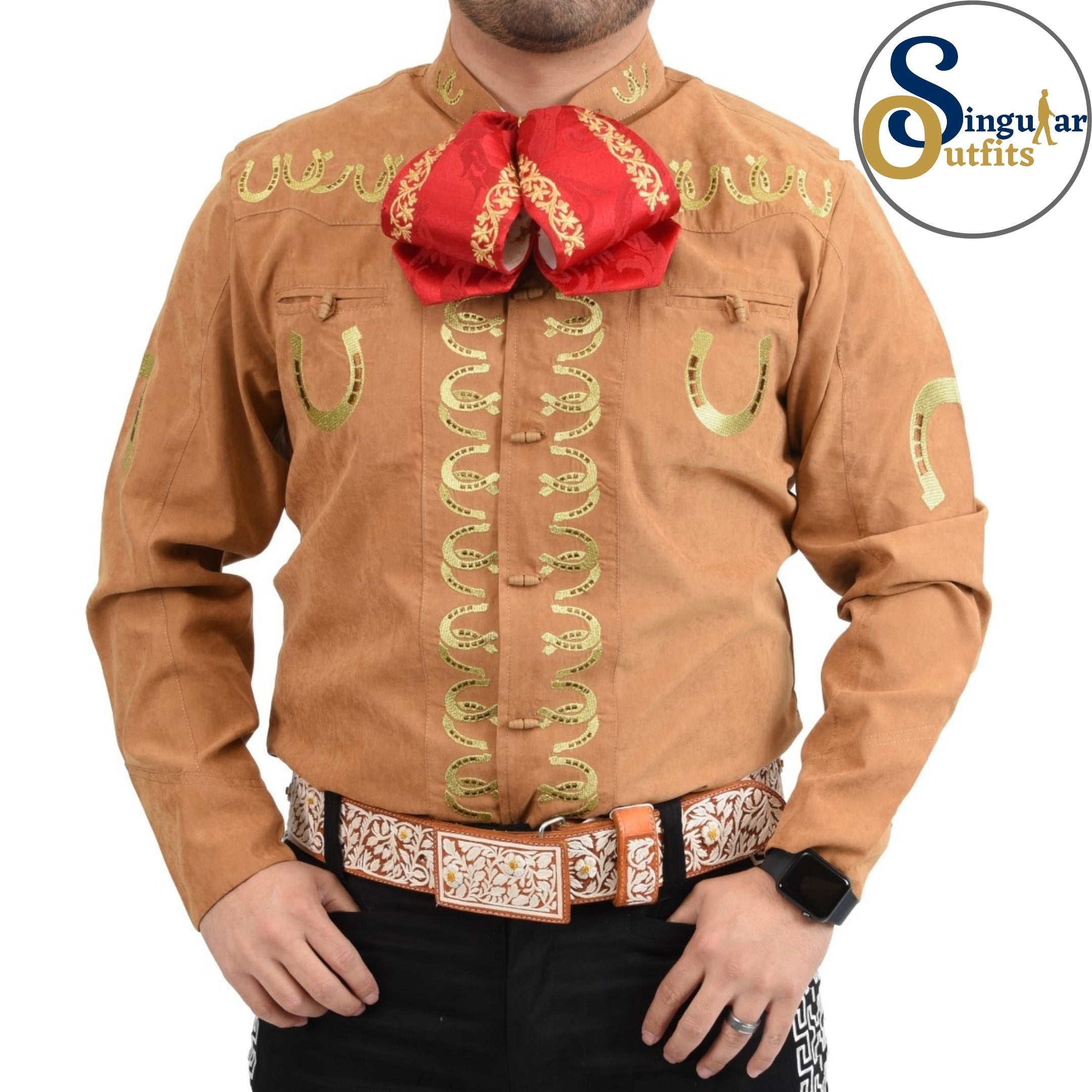 Mexican Western Shirt Stitched. Camisa Charra, Mariachi Espuela De Oro Mexican Western Shirt Stitched. Camisa Charra, Mariachi Espuela De Oro