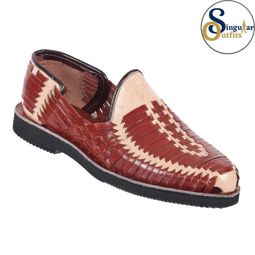 Slip-On Authentic Mexican Huaraches SO-TM31281 Singular Outfits Autenticos Huaraches Mexicanos
