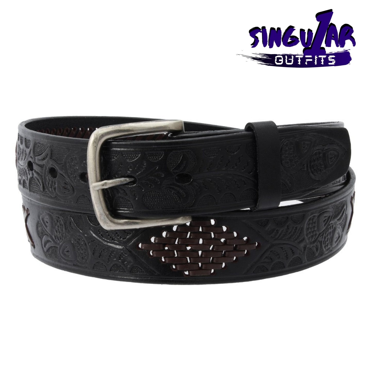TM-10161 Leather Belt | Cinturon de Piel