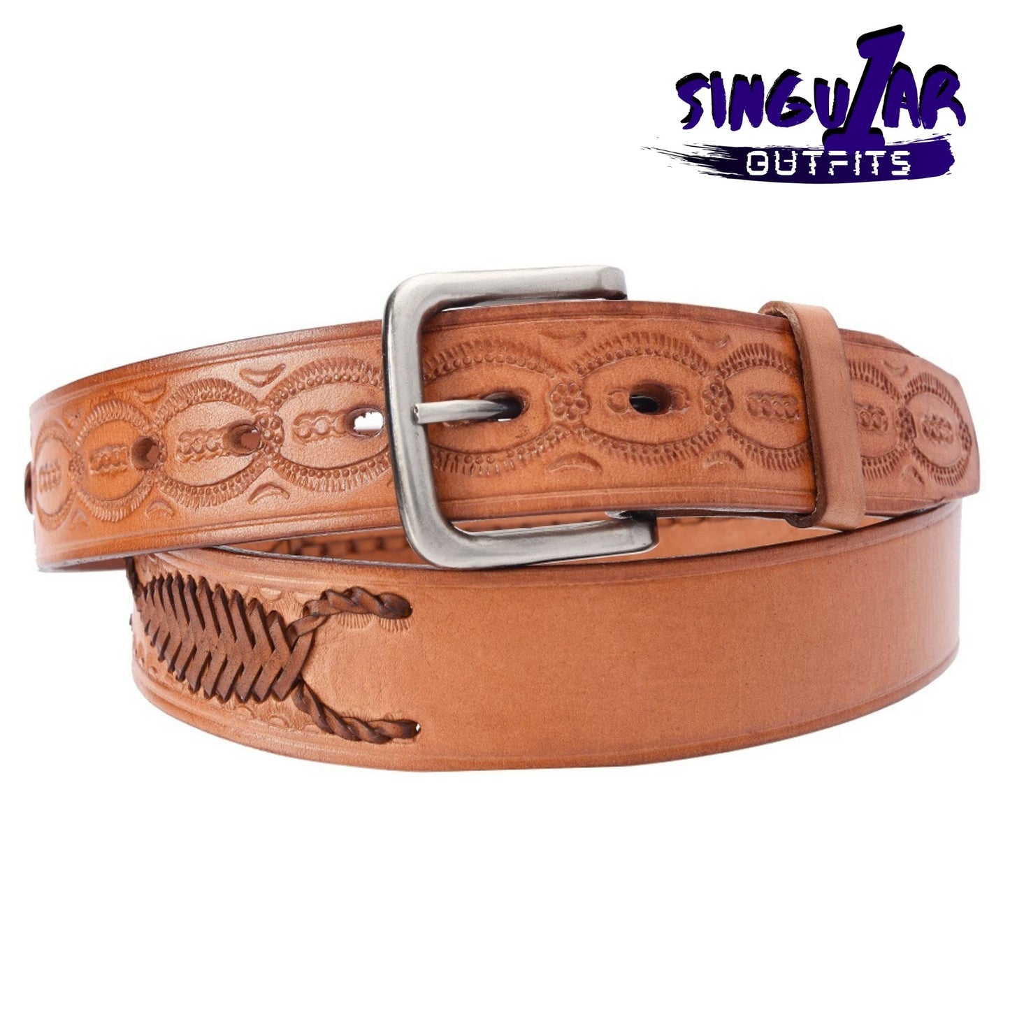 TM-10227 Leather Belt | Cinturon de Piel
