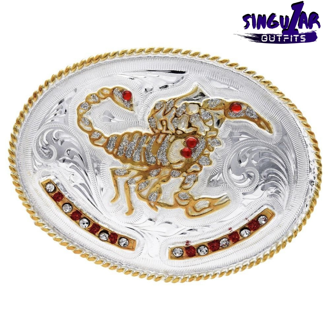 TM-20105 Western belt buckle with rhinestones Singular Outfits