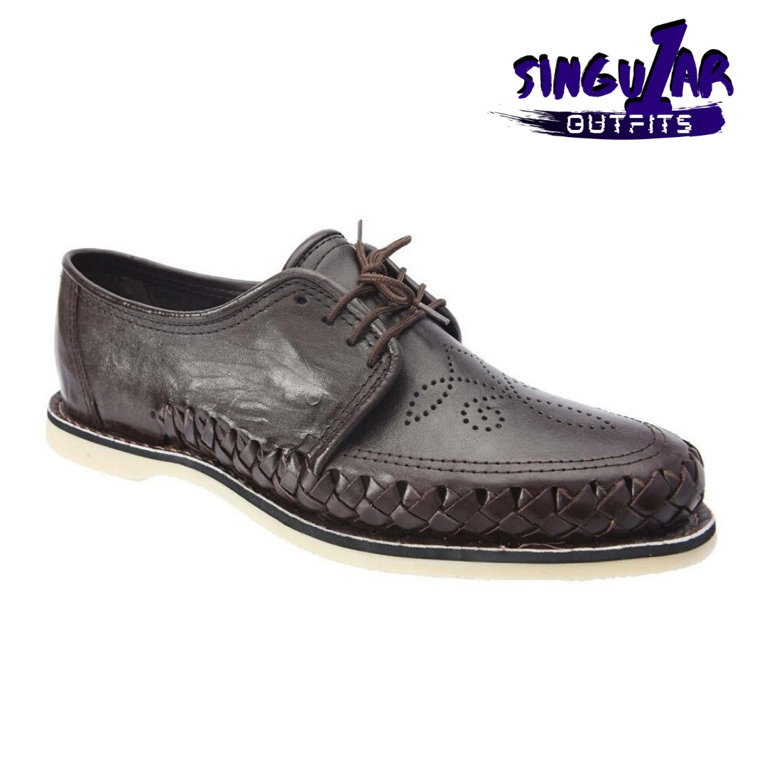 TM-31257 Zapatos Tejidos Mexicanos de hombres Huaraches men's Mexican handwoven shoes Singular Outfits