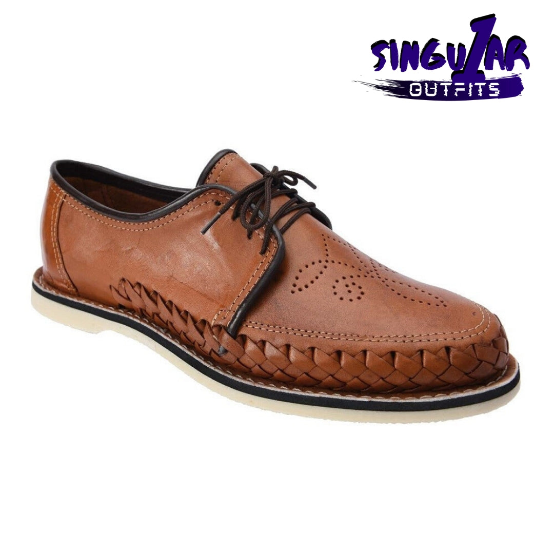 TM-31258 Zapatos Tejidos Mexicanos de hombres Huaraches men's Mexican handwoven shoes Singular Outfits