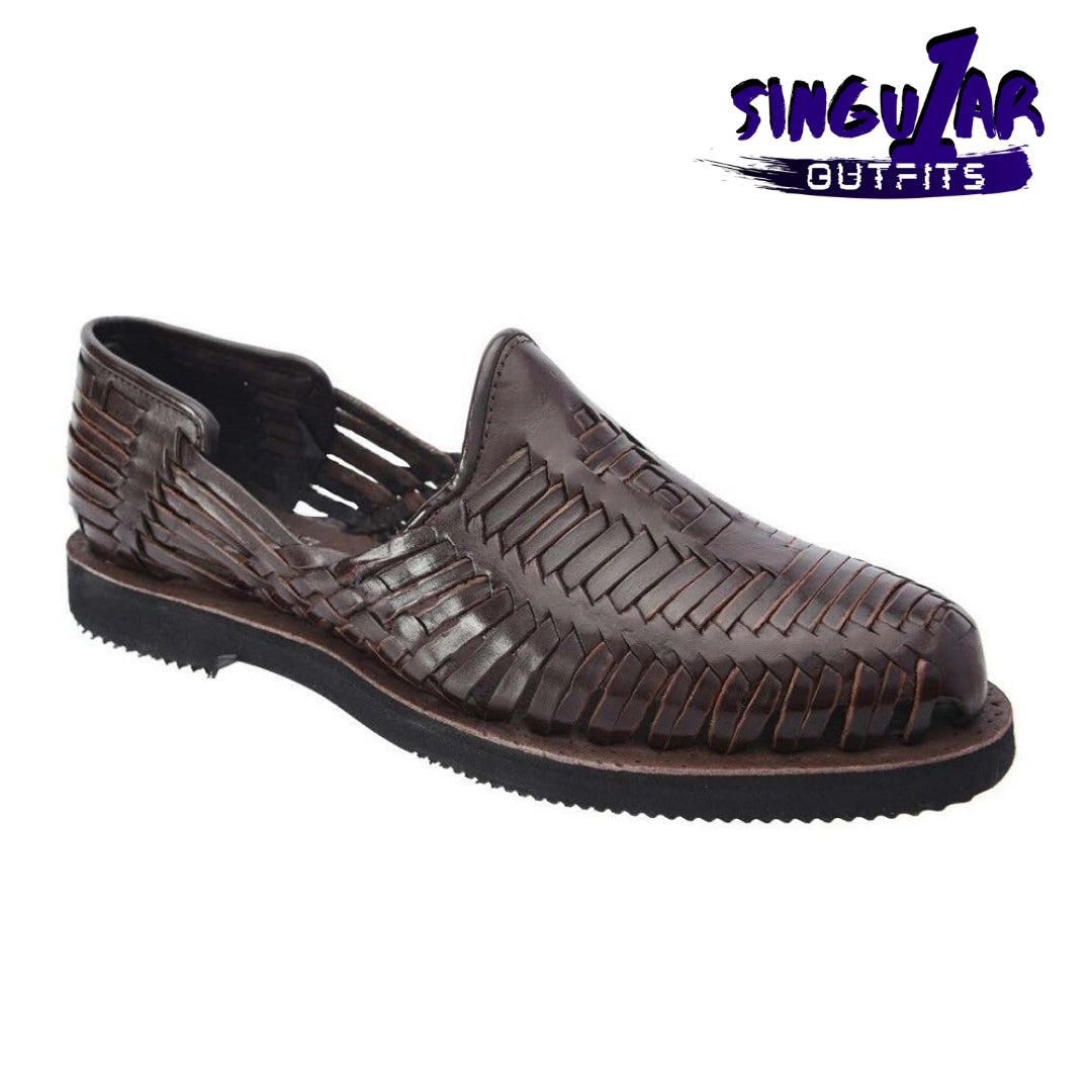TM-31262 Zapatos Tejidos Mexicanos de hombres Huaraches men's Mexican handwoven shoes Singular Outfits