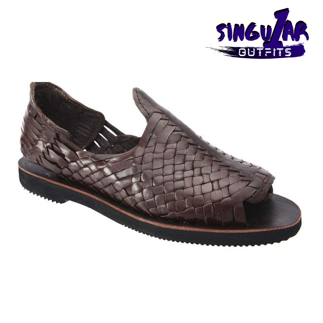 TM-31268 Zapatos Tejidos Mexicanos de hombres Huaraches men's Mexican handwoven shoes Singular Outfits