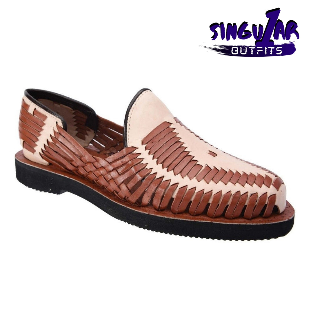 TM-31284 Zapatos Tejidos Mexicanos de hombres Huaraches mens Mexican handwoven shoes Singular Outfits