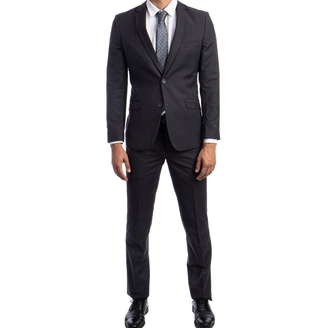 Traje Formal de Dos Piezas Corte Ajustado de Hombre Solapa de Muesca SO-M276S09 Two Piece Formal Suit Slim Fit for Men Notch Lapel