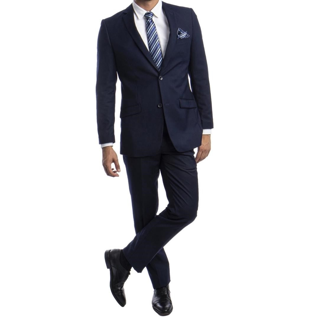 Traje Formal de Dos Piezas Corte Clásico de Hombre Solapa de Muesca SO-M30106 Two Piece Formal Suit Classic Fit for Men Notch Lapel