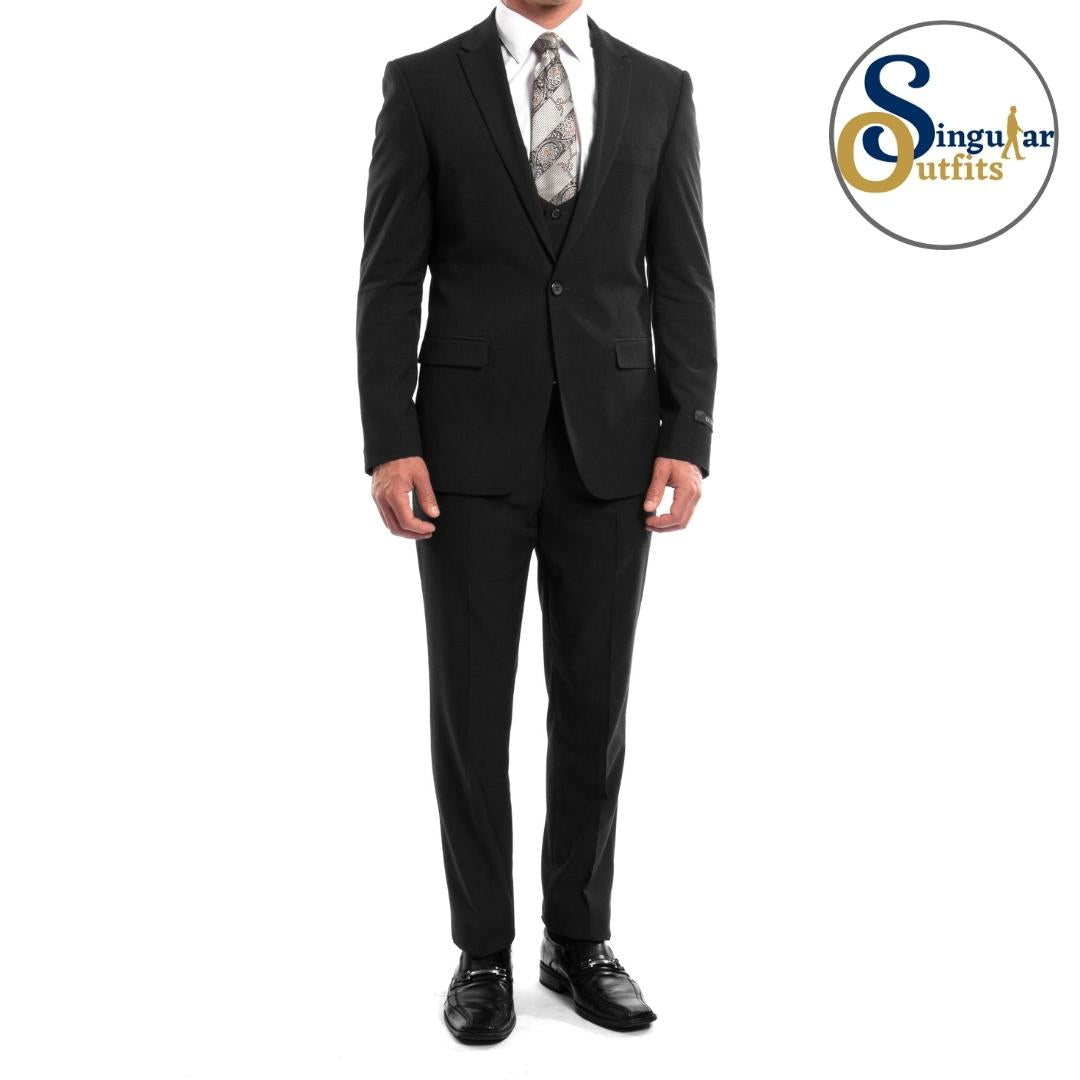Traje Formal de Tres Piezas Corte Ajustado de hombre solapa de pico SO-M255US01 Three Piece Formal Suit Slim Fit for Men Peak Lapel