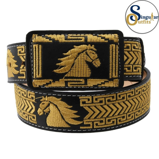 Fine Embroidered leather belts | Cintos charros bordados
