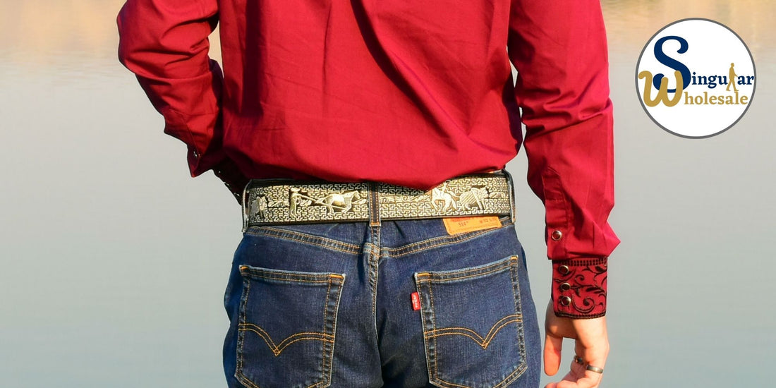 Fine leather belts collection Singular Outfits cintos de piel bordados