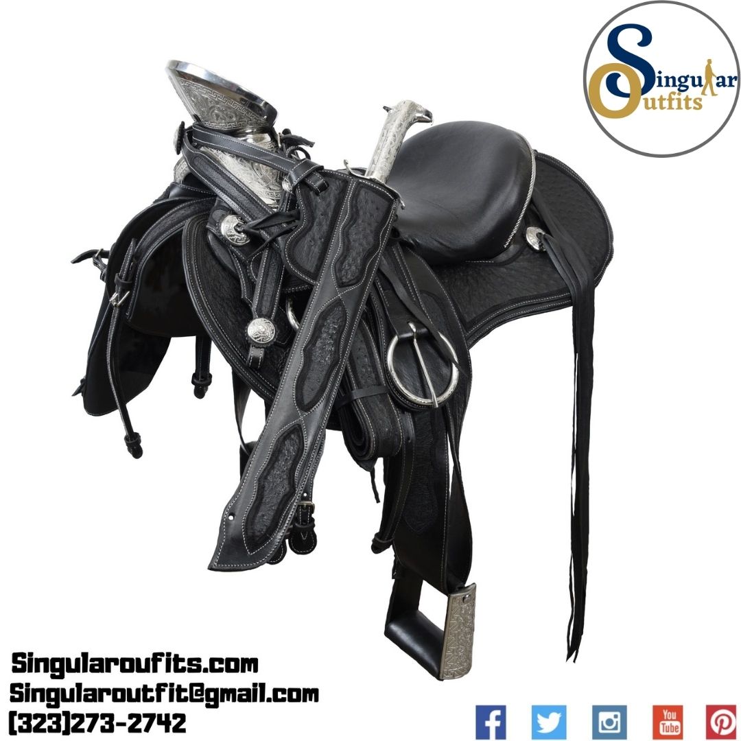 Fine Charro Horse saddles by Singular Outfits