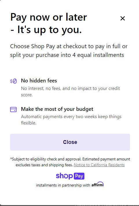 Shop Pay Installments Singular Outfits