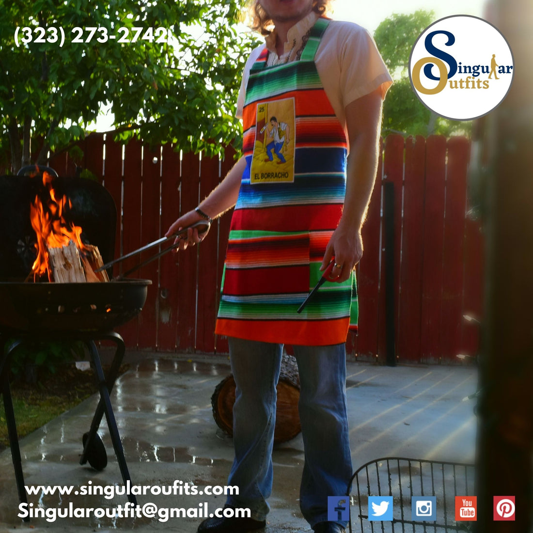 Traditional Mexican Apron Singular Outfits Mandil Tradicional Mexicano