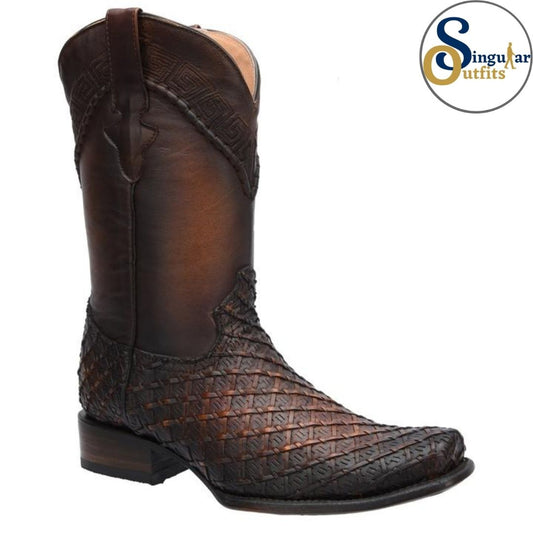 Botas vaqueras SO-WD0013 trenzada Singular Outfits western cowboy braided boots
