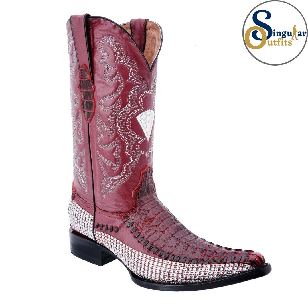 Botas vaqueras SO-WD0124 cocodrilo clon Singular Outfits western cowboy boots crocodile print