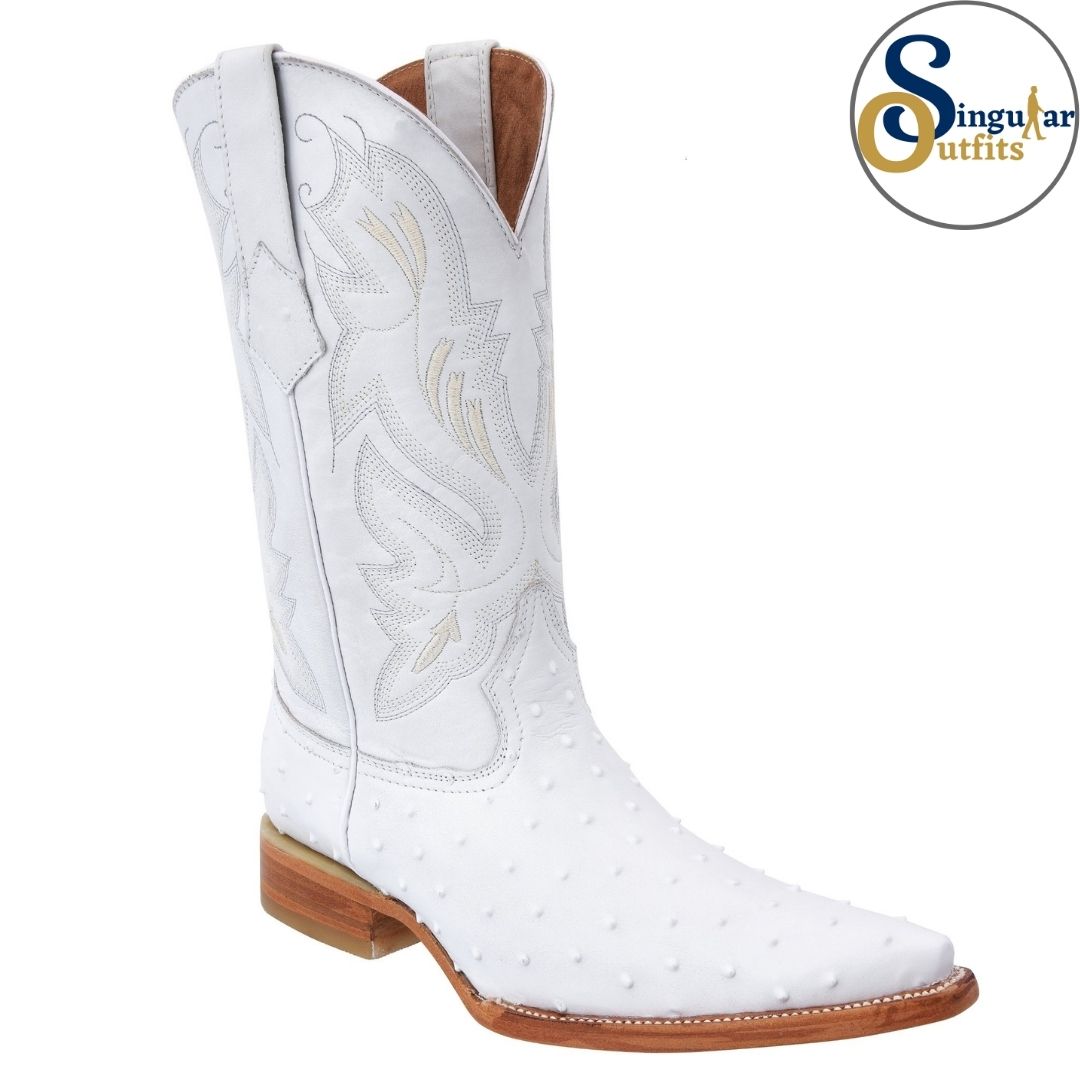 Botas vaqueras SO-WD0168 avestruz clon Singular Outfits western cowboy boots ostrich print