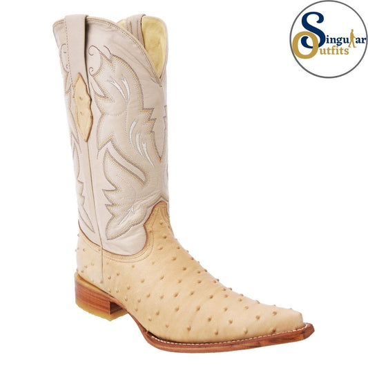 Botas vaqueras SO-WD0171 avestruz clon Singular Outfits western cowboy boots ostrich print