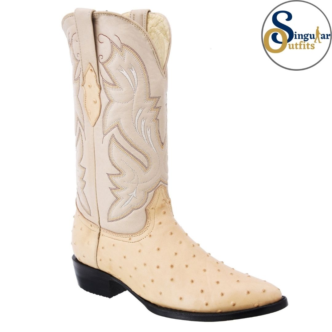 Botas vaqueras SO-WD0277 avestruz clon Singular Outfits western cowboy boots ostrich print