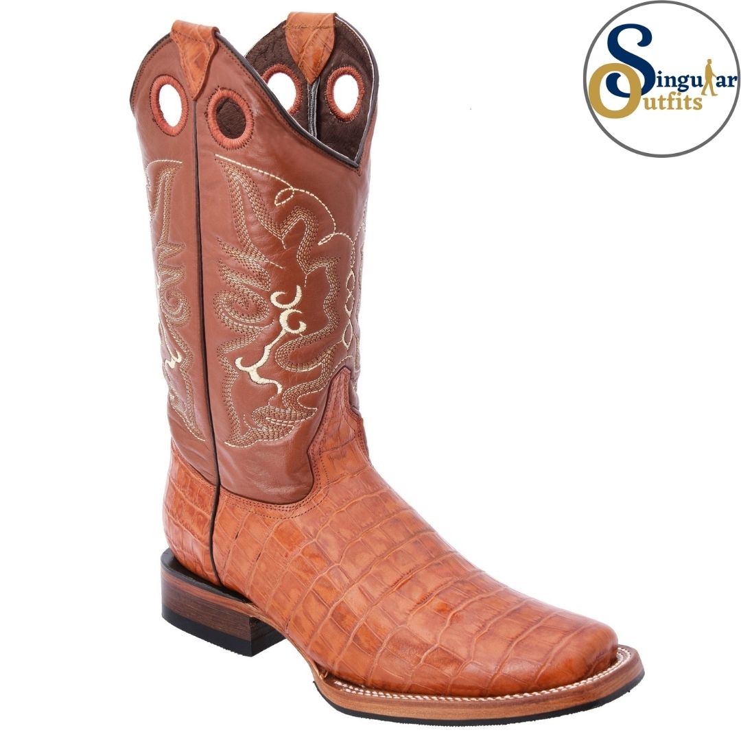 Botas vaqueras SO-WD0348 cocodrilo clon Singular Outfits western cowboy boots crocodile print
